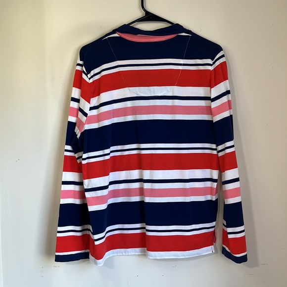 Kate Spade Dream A Little Dream Collared Striped Pajama Top Size L - Picture 6 of 6